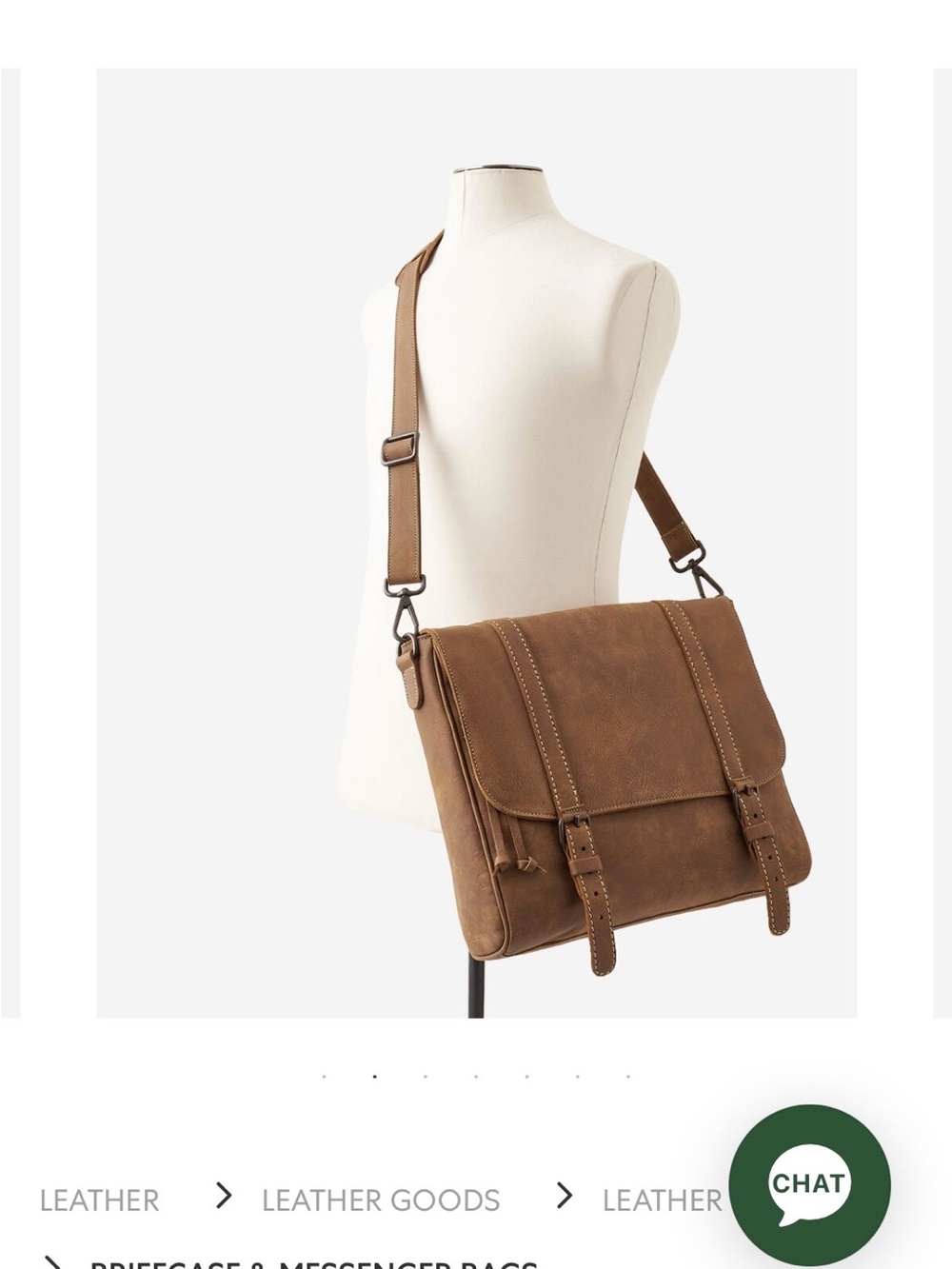 Roots Modern Satchel Tribe Leather Laptop Messenger Bag Made in Canada Unisex - Picture 15 of 16